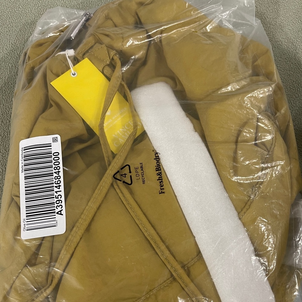 VINCE CAMUTO Washable Nylon Harlo Backpack/Bag in Olive Oil - Picture 9 of 12